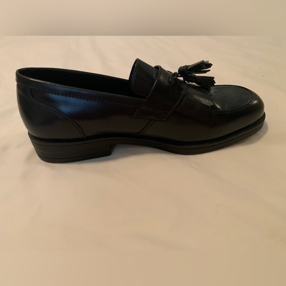 Hush Puppies Mens Noble Casual Black dress shoes - Picture 4 of 4